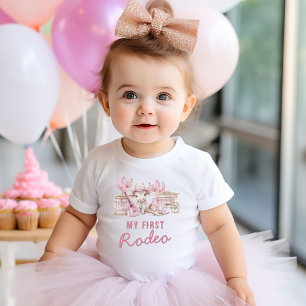 Camiseta Aniversário da Primeira Rapariga Rodeo