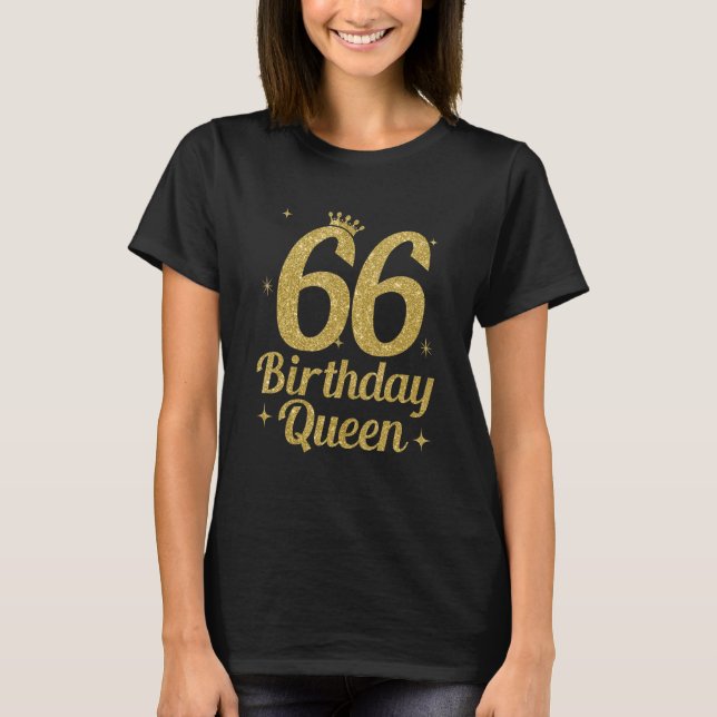 Camiseta Aniversário da Rainha 66 (Frente)