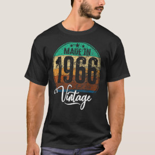 Camiseta Aniversário da Vintage Aniversário de 1966 Anivers