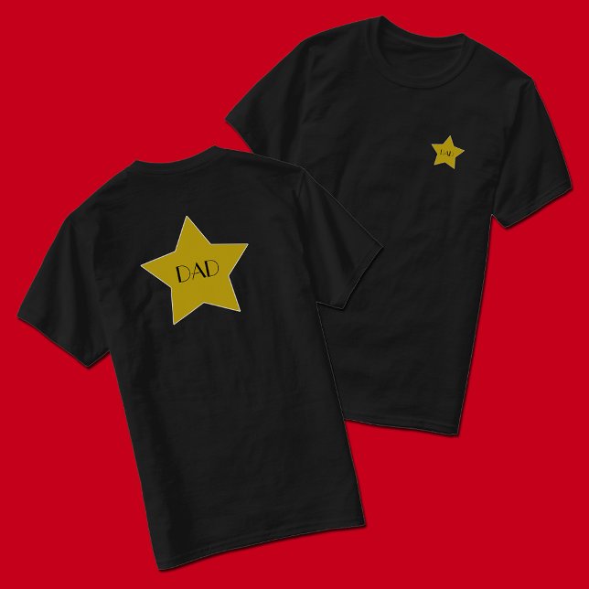 Camiseta Aniversário das Estrelas de Hollywood pai (Criador carregado)