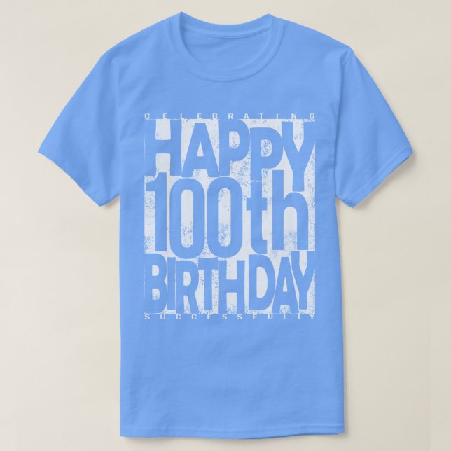 Camiseta Aniversário de 100 anos (Frente do Design)