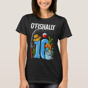 Camiseta Aniversário de 10 anos de idade O'fishally pesca d
