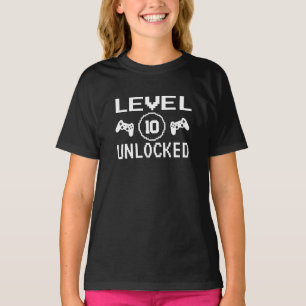 Camiseta Aniversário de 10 anos de jogos personalizados