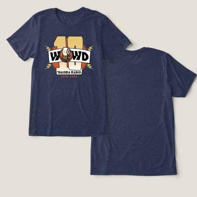 Camiseta Aniversário de 10 anos Lightning (Design Frente e Verso)