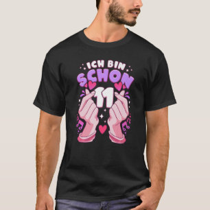 Camiseta Aniversário de 11 anos, coração do pop K, Sarangha