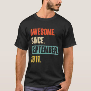Camiseta Aniversário de 11 anos de 11 desde setembro