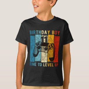 Camiseta Aniversário De 11 Anos Menino De 11 Vezes Para Alc