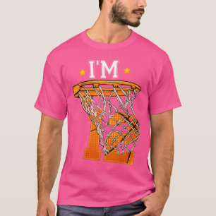 Camiseta Aniversário de 12 anos Basquete EU TENHO 12 Menino