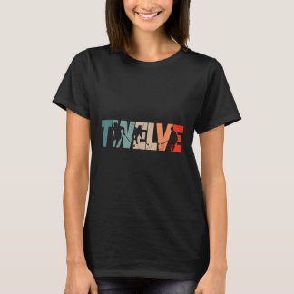 Camiseta Aniversário de 12 anos de hóquei de campo retrô Me