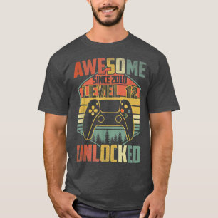 Camiseta Aniversário de 12 anos é fantástico desde o vídeo 