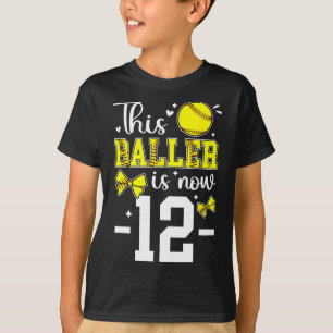 Camiseta Aniversário de 12 anos Menina Softll Doze Anos Sof