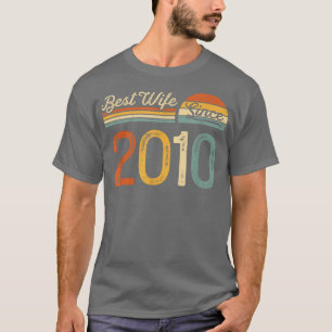 Camiseta Aniversário de 12 para sua melhor esposa desde
