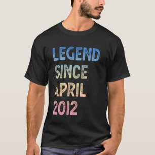 Camiseta Aniversário de 13 anos Meninos Meninas Lenda Desde