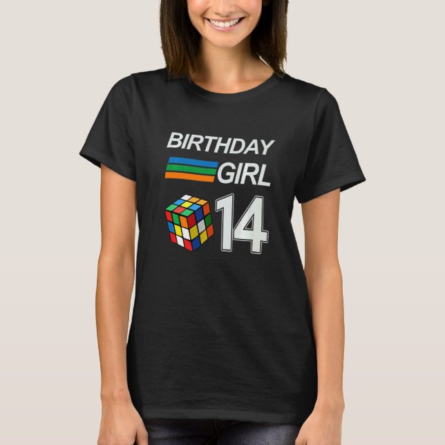 Camiseta Aniversário De 14 Anos De Idade Competitiva Com Re (Frente)