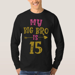 Camiseta Aniversário de 15 anos do Hearts para o irmão mais
