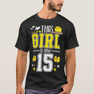 Camiseta Aniversário de 15 Anos Menina Softll 15 Anos Softl
