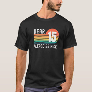 Camiseta Aniversário De 15 Anos Traz O Meu Aniversário 15