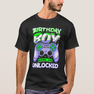 Camiseta Aniversário de 15 de jogador de nível de jogador d