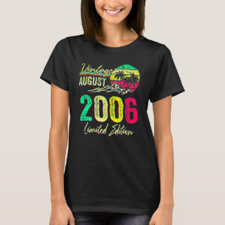 Camiseta Aniversário de 16 Anos Edição de Agosto de 2006 Vi