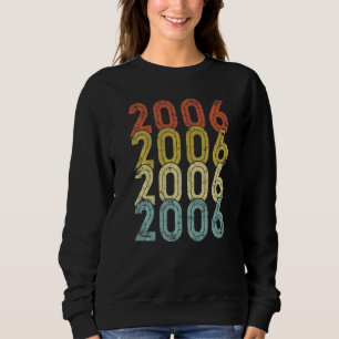 Camiseta Aniversário de 16 anos Vintage 2006 16.º Aniversár