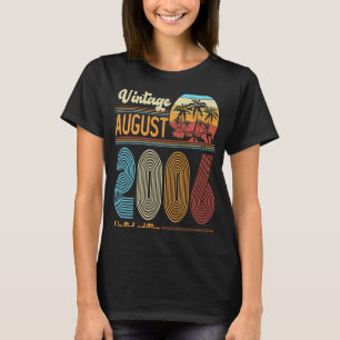 Camiseta Aniversário De 17 Anos Vintage Agosto De 2006 Rapa
