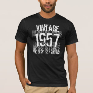 Camiseta Aniversário De 1957 - A Melhor Vintagem De 1957