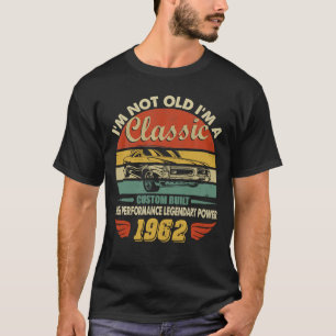 Camiseta Aniversário De 1962 Não Sou Vintage De Carro Cl