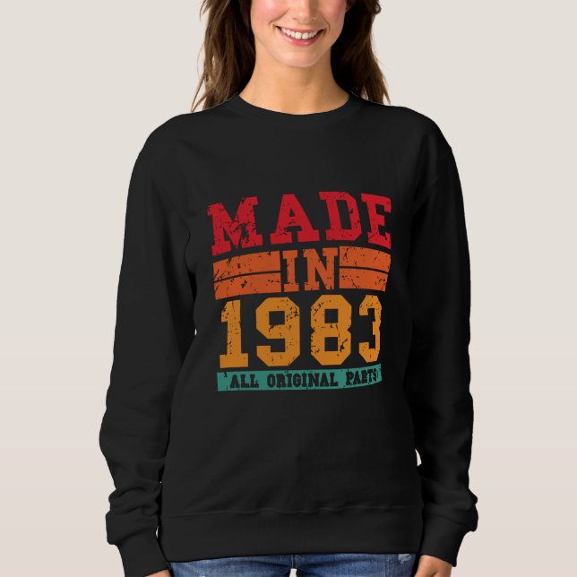 Camiseta Aniversário De 1983 (Frente)