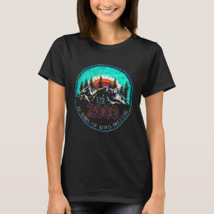 Camiseta Aniversário de 19 Anos Vintage Est 2003 Edição Li