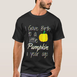 Camiseta Aniversário de 1 ano Abóbora-Abóbora-Abóbora Mamãe