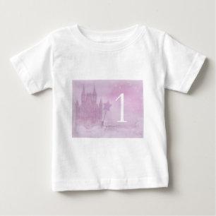 Camiseta Aniversário de 1 ano Castelo Rocho Mágico