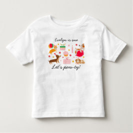 Camiseta Aniversário de 1 ano da Menina Vamos Festejar Cami