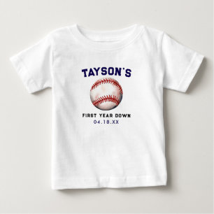 Camiseta Aniversário de 1 ano do Basquete Primeiro Ano