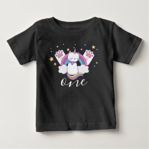 Camiseta Aniversário de 1 ano do Caticórnio Fofinho, Aniver