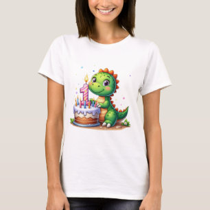 Camiseta Aniversário de 1 ano do Dino
