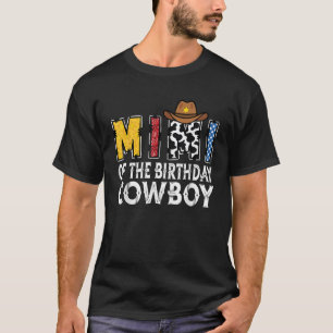 Camiseta Aniversário de 1 ano do Mimi Cowboy Western Mimi M