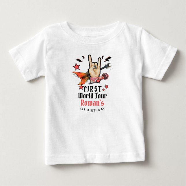 Camiseta Aniversário de 1 ano do Punk Rockstar Legal  (Frente)