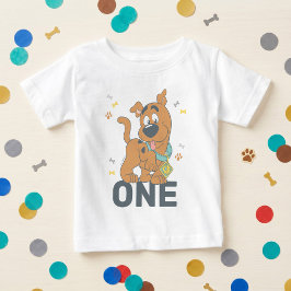 Camiseta Aniversário de 1 ano do Scooby-Doo