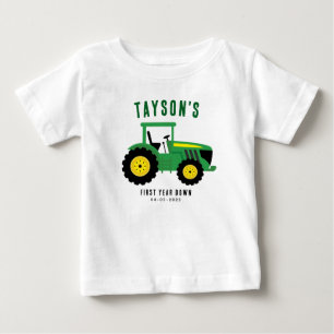 Camiseta Aniversário de 1 ano do Star Seu Trator   Tema Faz