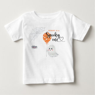 Camiseta Aniversário de 1 ano Watercolor Spooky One