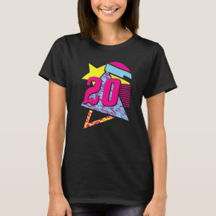 Camiseta Aniversário de 20 de 20 anos