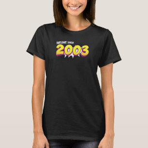Camiseta Aniversário de 20 na Pop Art em Estilo de Livro