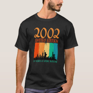 Camiseta Aniversário De 20 Retro T S 2002 20 Anos De Aten