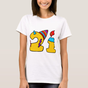 Camiseta Aniversário de 21 anos