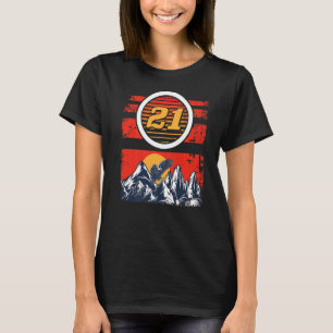 Camiseta aniversário de 21 anos de 21 anos 6