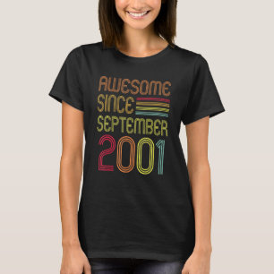 Camiseta aniversário de 21 anos De 21 Anos Incrível Desde S