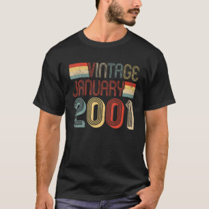 Camiseta aniversário de 21 anos de Decoração de 21 anos Vin