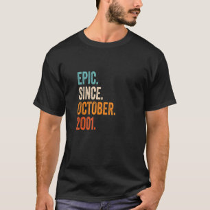Camiseta Aniversário de 21 anos Epic Desde Outubro De 2001