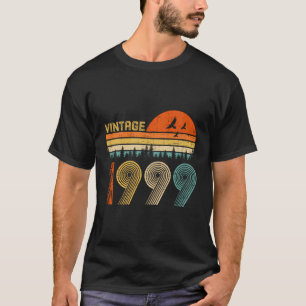 Camiseta aniversário de 21 anos Gift Vintage 1999 Retro Bda