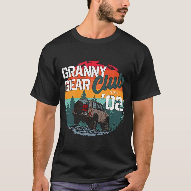 Camiseta aniversário de 21 anos I Granny Gear Club I 4WD Tr (Frente)